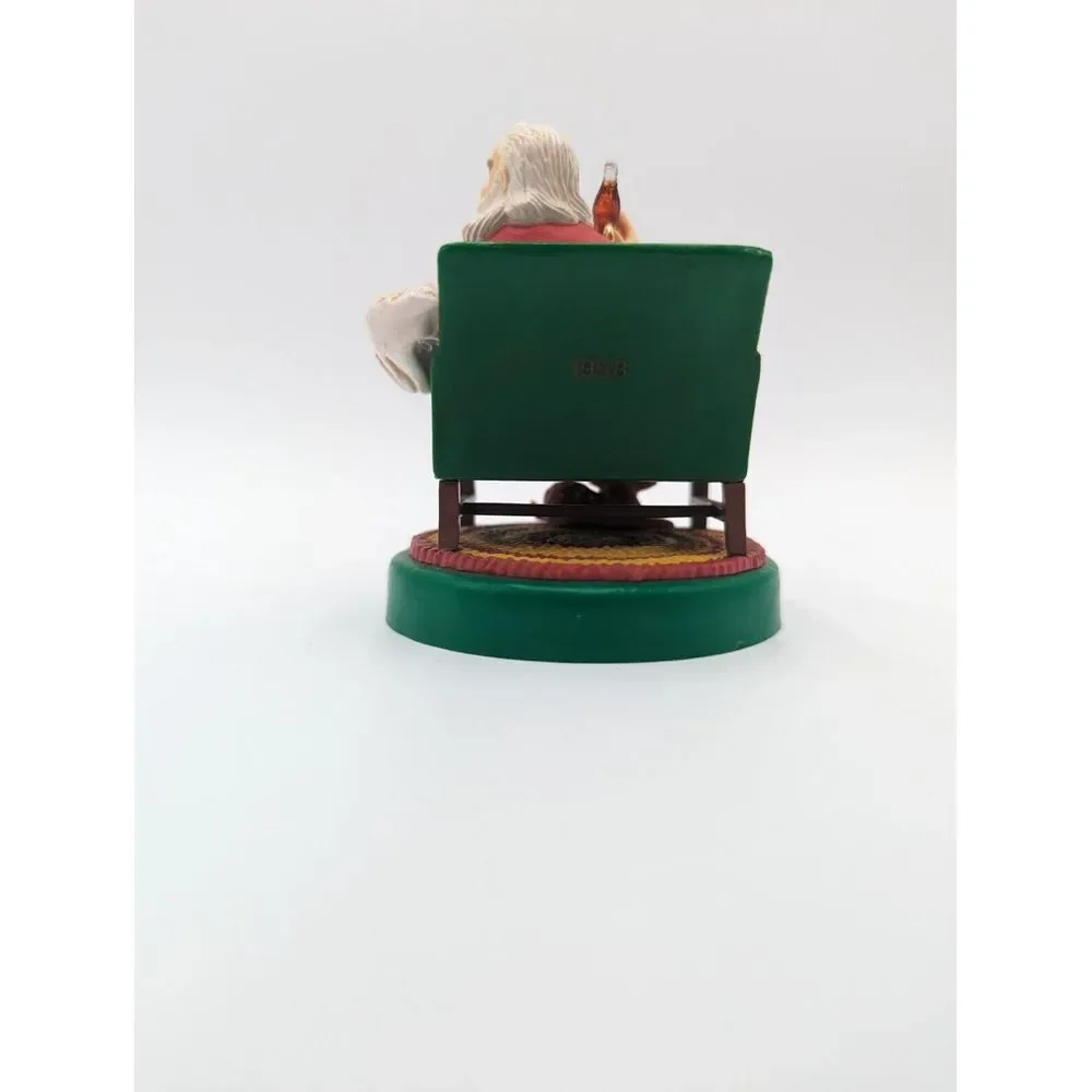 2 Coca Cola Ornament Santa Claus‎  1990